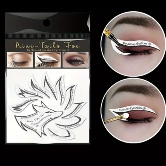 Precision Eyeliner & Eyeshadow Stencil Kit 2 Pack ( 24 stickers ) - Picture 5 of 10